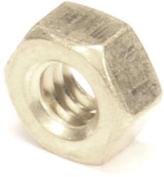  Nut; 1/4 20; 7/16 Hex; Brass