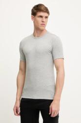 Calvin Klein Underwear t-shirt 3 db szürke, férfi, sima, LV00NB4185 - szürke L