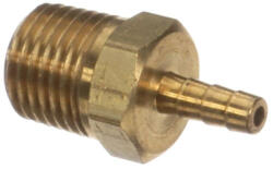 Ftg; Hose Barb; 1/8 In Hx 1/4 In Mpt; Str; B