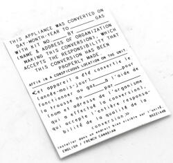 Label, Conversion Date Eng/fcan