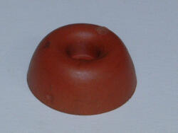 MKN Red buffer 25 mm outside 10 mm heigh