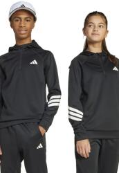 Adidas felső fekete, nyomott mintás, kapucnis, JD0104 - fekete 176