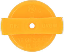 MKN Knob für gas valve yelloew