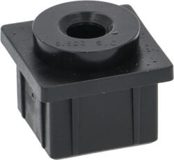 MBM ALSÓ AJTÓTÁMASZ 25x25 mm FEKETE
