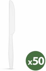 Többször használatos bioműanyag kés készlet - 50 db / csomag 57591A-50 (57591A-50) - tutiar