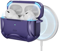 ESR - Cyber Armor erős tok HaloLock - Apple AirPods Pro 1 / 2 - Lila