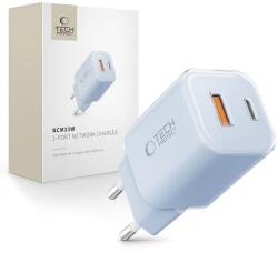 Tech-Protect Ncm33w 2-port hálózati töltő Pd33w/qc3.0 Világoskék