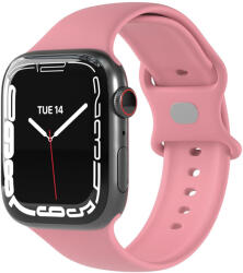 Techsuit - Óraszíj (W031) - Apple Watch 1/2/3/4/5/6/7/8/9/10/SE/SE 2 (38/40/41/42mm) - Rózsaszín