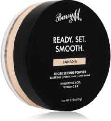 Barry M Ready Set Smooth mattító lágy púder árnyalat Banana 5 g