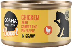 Cosma 6x80g Cosma Bowl csirkemell nedves macskatáp 15% kedvezménnyel