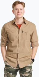 Pinewood Férfi Pinewood Safari LS homokkő póló