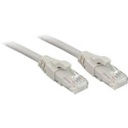 Lindy RJ45 Hálózat Csatlakozókábel CAT 6 U/UTP 1.00 m Szürke Védővel LINDY (45402)