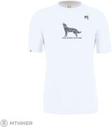 Karpos WILD ANIAL póló, élénk fehér/mintás 1 (M)