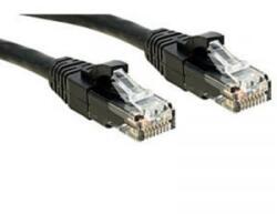 Lindy RJ45 Hálózat Csatlakozókábel CAT 6 U/UTP 7.50 m Fekete Védővel LINDY