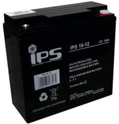 IPS Акумулаторна батерия IPS 18-12, 12V, 18Ah, AGM, М5 конектори (IPS 18-12)