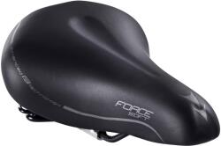 FORCE Soft Női kerékpár nyereg, rugóval, fekete (FRC20050)