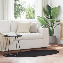 vidaXL Килим HUARTE Черно 80 x 150 cm Полиестер (4103747)