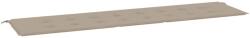 vidaXL tópszínű oxford szövet kerti padpárna 200x50x4 cm 47614 (47614)