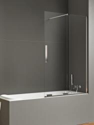 New Trendy Smart zuhanyparaván 120 cm kétrészes króm fényes/átlátszó üveg EXK-4098 (EXK4098)