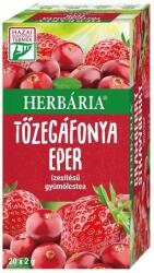 Herbária Tőzegáfonya-Eper tea - 20 filter - egeszsegpatika