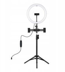 Puluz gyűrűs lámpa állvánnyal és telefontartóval PKT3099B (PKT3099B) - allegro