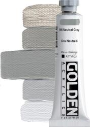 Golden Artist Colors Heavy Body Akril festék N6 Neutral Gray 59 ml 1 db (0001446-2)