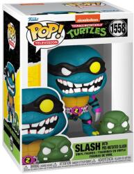 Funko POP! 1558 TMNT S4 Slash & Pre-mutated, turtle Slash
