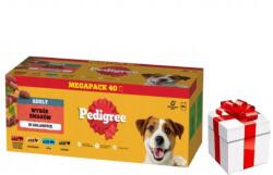 PEDIGREE PEDIGREE Adult tasak 40x100 g - Vegyes ízek zselében - teljes értékű nedves eledel zselében felnőtt kutyáknak + Meglepetés A Kutyádnak Ingynes