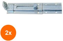 Z-TOOLS Set 2 x Zavor Plat, 180 mm, Latime 3.8 cm, Argintiu (LIZ-2xZLN-ZLN4992)