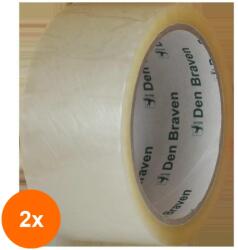 Z-tools Set 2 x Banda Scotch, Transparent, 46 mm x 60 m, Den Braven (LIZ-2xZLN-D4660T)