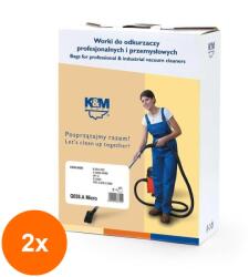 K&M Set 2 x 5 Saci Aspirator Karcher, K&M, Sintetic (TIV-2xDUSTBAG-Q038.A-SYN-K&M)