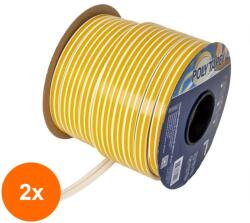 Z-tools Set 2 x Banda pentru Etansare Usi si Ferestre, Alb si Maro, 2 x 50 m (LIZ-2xZLN-4528)
