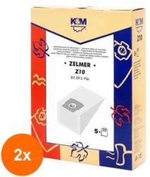 K&M Set 2 x 5 Saci Aspirator Zelmer 321, Hartie, K&M (TIV-2xDUSTBAG-Z10-PAP-K&M)