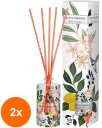 BISPOL Set 2 x Odorizant Difuzor cu Betisoare pentru Casa, Paradisul Fructelor, 45 ml, Bispol (GIL-2xLCA-DZ45S-344)