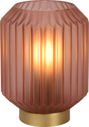 Lucide 45595/01/66 asztali kislámpa Sueno 1x40W | E14 - rózsaszín, kábelkapcsoló
