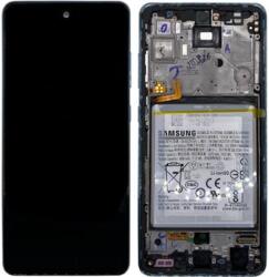 Samsung GH82-26861C Gyári Samsung Galaxy A52 / A52 5G / A52s 5G OLED kijelző érintővel Kék (Awesome Blue) kerettel, előlap, akkumulátorral (GH82-26861C)
