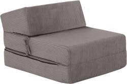 TEMPO KONDELA Saltea pliabilă/fotoliu extensibil, 2în1, gri, MALEN Saltea