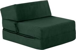 TEMPO KONDELA Saltea/fotoliu extensibil, 2în1, verde, MALEN Saltea