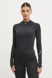 Reebok futós hosszú ujjú felső Speed félgarbó nyakú, fekete, 100214602 - fekete M