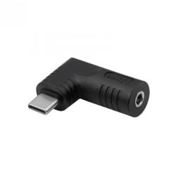 Akyga Adaptor USB type C la DC 3.5 x 1.35mm 65W T-M, Akyga AK-ND-D14 (AK-ND-D14)