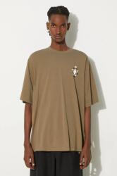 Marcelo Burlon pamut póló Bandana Cross Over Tee zöld, férfi, nyomott mintás, CMAA054F24JER0026E6F - zöld XXL
