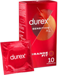 Durex Sensitive XL - extra érzékeny óvszer, 10 darabos