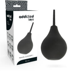 Addicted Toys - intim tisztító fekete anális irrigátor