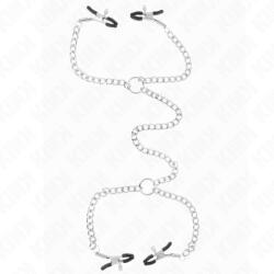  KINK - 4 láncos mellbimbócsipesz 32 cm-es láncokkal