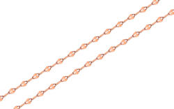  Elegáns rózsaszín lánc 1, 7 mm, 9K IZ18592RHR