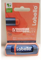 Labello Caring Beauty 3 az 1-ben ajakbalzsam ajkakra és arcra - Korall