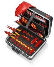 KNIPEX Szerszámkészlet 30részes koffer műanyag 200mm x 410mm x 465mm Basic E-Mobility KNIPEX - 002105EV