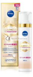 Nivea Luminous 630 Anti-Pigment Foltok CC Fluid SPF 30 Világos Bőrtónusra