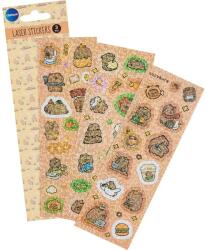 școală Sticker decorativ creativ Capybara, set de 3 foi, 15x10 mm și 12x10 mm (P9140-1575-812716)