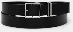 Calvin Klein bőr öv fekete, női, K60K612866 - fekete 90